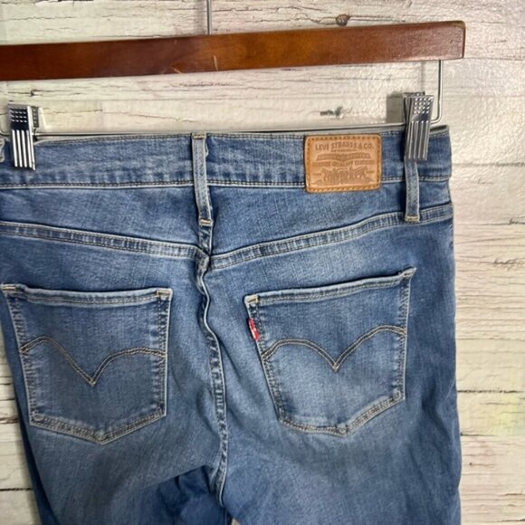 Levi's Blue super Skinny Jeans high rise 720 with Distressed Details - Picture 5 of 7